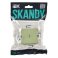 Выключатель встраиваемый одноклавишный с подсветкой IEK SKANDY SK-V10-1-10-K06 SK-V07G мятный