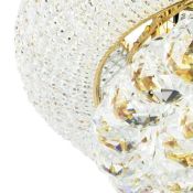 Люстра накладная Osgona без лампы Monile 704172 17х40W E14 круглая золото/прозрачный