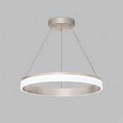 Подвесной светильник  38W Белый дневной DENKIRS RING DK6671-SN 230V круглый никель/белый