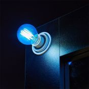 лампа декоративная шар  G45 Синий 5.0W UL-00002989 LED-G45-5W/BLUE/E14 GLA02BL