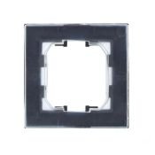 Рамка пластик 1 пост IEK BRITE BR-M12-44-K46 РУ-1-БрС-44 сталь IP44