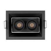 Встраиваемый светильник   5W Белый дневной 037207 MS-ORIENT-BUILT-TURN-TC-S67x90 230V IP20 прямоугольнй черный с черной вставкой