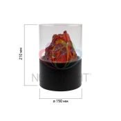 фигурка  светодиодная &quot;ЛАВА&quot;, Белый теплый, 511-037, 10Led, 3хАА, корпус-колба, IP20