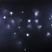 гирлянда БАХРОМА 15W Белый 255-145, прозрачный ПВХ провод 4.8 м, 230V 176Led, IP65, статика