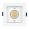 Встраиваемый светильник   9W Белый теплый 024137 CL-KARDAN-S102x102-9W 220V IP20 поворотный квадратный белый