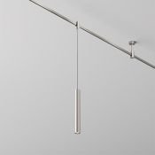 Трековый подвесной светильник 5W Белый теплый TR155-1-5W3K-PT Фокус / Focus Led Flarity IP20 платина