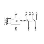 Реле напряжения и контроля фаз HRN-43N/230V 8594030338216