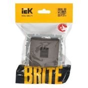 Розетка компьютерная RJ45 кат.6 РК11-БрТБ бронза BR-K10-2-K45 BRITE IEK