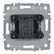 Выключатель встраиваемый одноклавишный IEK BRITE BR-V10-0-10-K01 ВС10-1-0-БрБ белый
