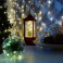 фигурка  светодиодная 4W Белый теплый "Дед Мороз", 501-062, 2Led, 4хААA, с эффектом снегопада, IP20
