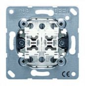 Механизм двухклавишного проходного выключателя JUNG 10А 250V EP409U ECO PROFI Механизм двухклавишного проходного выключателя JUNG 10А 250V EP409U ECO PROFI