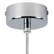 Подвесной светильник без лампы Lightstar 815210 BARI 1х40W G9 шар хром/прозрачный