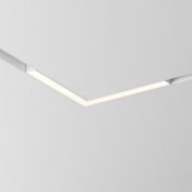 Трековый светильник 24W Белый теплый TR078-2-24W3K-W Базис угловой / Basis Angle Gravity 3000K белый
