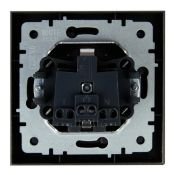 Штепсельная розетка встраиваемая IEK BRITE 16А BR-R14-16-K37-F РСР14-1-0-БрШ с з/к и шторками в сборе шампань