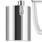 Накладной светильник -бра Lightstar без лампы 760616 BIANCO 1х40W G9 220V IP20 хром/белый