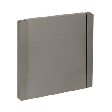 Выключатель встраиваемый одноклавишный перекрестный IEK FORTE&PIANO 10А FP512 сталь FP-V13-0-10-1-K46