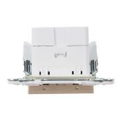 Розетка встраиваемая USB IEK SKANDY A+C 3,1А SK-U22-D31-K37 SK-R14Sh шампань