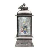 фигурка  светодиодная 5W Белый &quot;Рождество&quot;, 501-065, 2Led, 4хААA, с эффектом снегопада, IP20