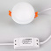 Встраиваемый светильник   5W Белый дневной  020814  LTD-80R-Opal-Sphere 220V IP40 полусфера белый Уценка!!!