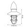 светильник на солнечной батарее UL-00012699 USL-S-280-PT200 VINTAGE LANTERN  IP44