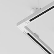 Коннектор угловой внешний Trinity TRA005CL-31W-L белый