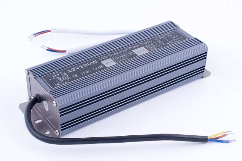 Блок питания (AC-DC) 12V 100W 00000000436 TPW-100-12  герм IP67  металл
