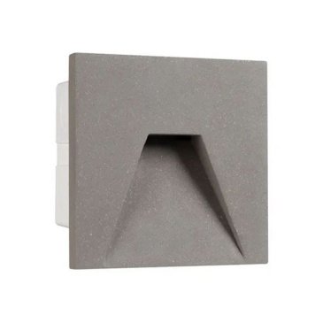 светильник  3W Белый теплый 050875 LT-TIE-S100 220V квадратный встраиваемый серый