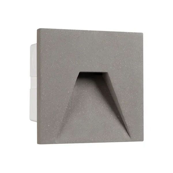 светильник  3W Белый теплый 050875 LT-TIE-S100 220V квадратный встраиваемый серый