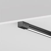 Накладной алюминиевый профиль Maytoni для уличной трековой системы Elasity IP 3м черный O-TR001-P-B3M