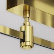 Основание потолочное Короткое / Short для блока питания с вводом питания Flarity TRA156C-BB1-BS латунь