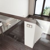 Выключатель встраиваемый двухклавишный перекрестный WERKEL W1123003 слоновая кость
