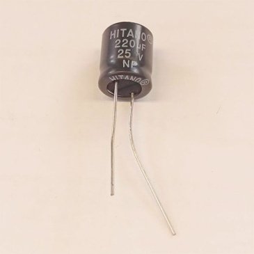 конденсатор ENR   220uF   25V non-polar 20% ( ENR221M25B )