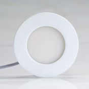 Встраиваемый светильник-панель   4W Белый теплый  020104 DL-85M-4W 220V IP20 круглый белый