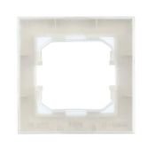 Рамка пластик 1 пост IEK BRITE BR-M12-44-K36 РУ-1-БрЖ-44 жемчуг IP44