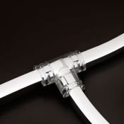 Соединитель тройной ARL-CLEAR-U15-2x90 (26x15mm) 022703