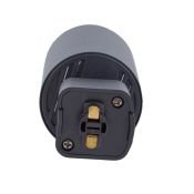 Трековый светильник однофазный под лампу GU10 UBL-Q324 BLACK на шинопровод черный UL-00012466 Volpe