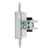 Розетка встраиваемая HDMI IEK SKANDY SK-H10-K50 SK-H01N металл никель