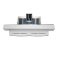 Штепсельная розетка встраиваемая двойная IEK BRITE 16А BR-R26-16-44-K91-F РСбш12-3-44-БрАБ с з/к и шторками с крышкой арктический белый IP44