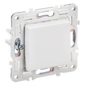 Выключатель встраиваемый одноклавишный IEK SKANDY SK-V10-0-10-K01 SK-V01W арктический белый