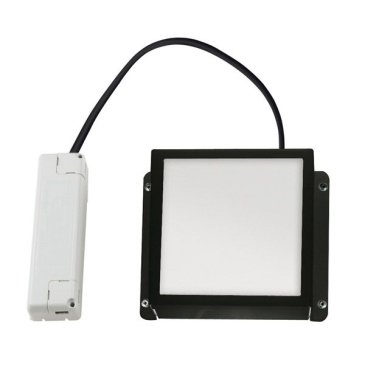 светильник   7W Белый дневной Грильято  UL-00012449 ULP-1010 7W-4000К GRILYATO OPAL BLACK 220V IP40 квадратный черный
