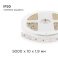 Светодиодная лента Белый теплый 5050 12V 14.4W/m 60Led/метр 00-16 Стандарт 10мм IP20