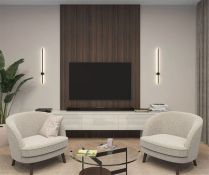Накладной светильник-бра   7W Белый теплый DENKIRS STANG DK5012-BK 220V IP20 черный