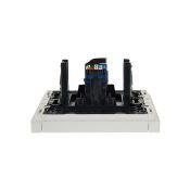 Розетка встраиваемая компьютерная IEK FORTE&PIANO RJ45 кат.6 FP231 белый FP-K10-2-K01