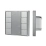 Панель Knob DALI-201-23-4G-DIM-DT6-IN Silver (BUS, Frame) 048185
