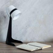 светильник настольный без лампы ULO-K22 D-E14-A BLACK-WHITE UL-00009541 черный/белый