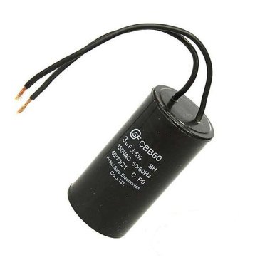 конденсатор пусковой CBB60  3uF 450V 5% WIRE
