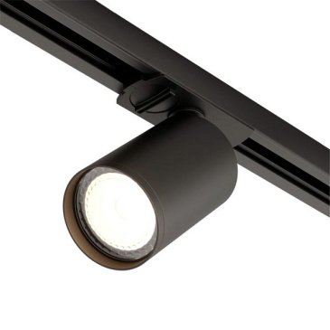Трековый светильник  15W SOLID TUBE DK6201-BK под лампу GU5.3 IP20 на шинопровод черный