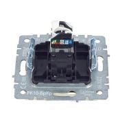 Розетка встраиваемая компьютерная IEK BRITE BR-K10-1-K10 РК10-БрКр RJ45 кат.5E бежевый