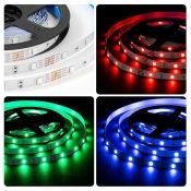 Светодиодная лента RGB 5050 12V  7.2W/m 30Led/метр LSE-280 Эконом IP20