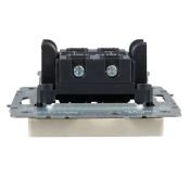 Выключатель встраиваемый одноклавишный перекрестный IEK BRITE BR-V13-0-10-K10 ВС10-1-3-БрКр бежевый